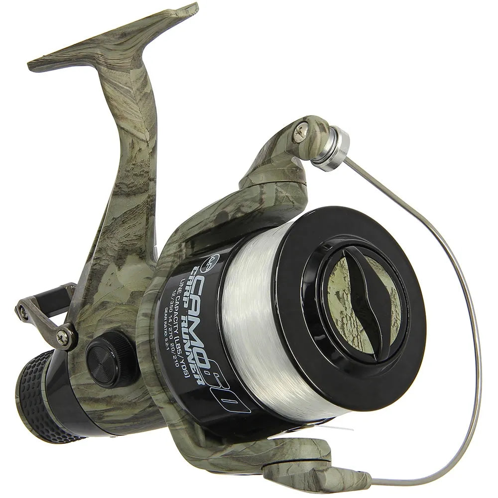 Angling Pursuits Reel Carp Runner Camo 60 / 3BB / 12LB Line