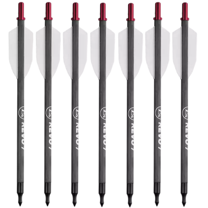EK Archery 6.5" HD Carbon Revo 7 Crossbow Bolts | 10 Pack