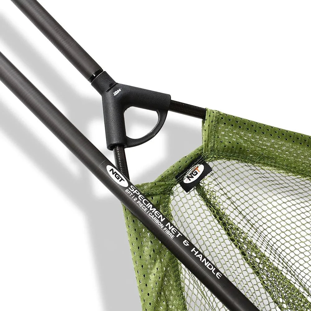 NGT Carbon 42" x 1.8m Net & Handle Combo