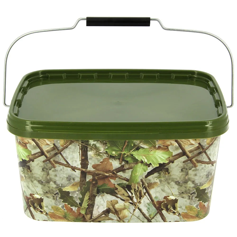 NGT 5 Litre Square Bucket in Camo