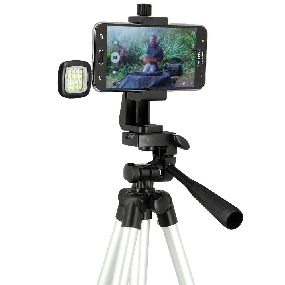 NGT Anglers Selfie Tripod w/ Light & Remote