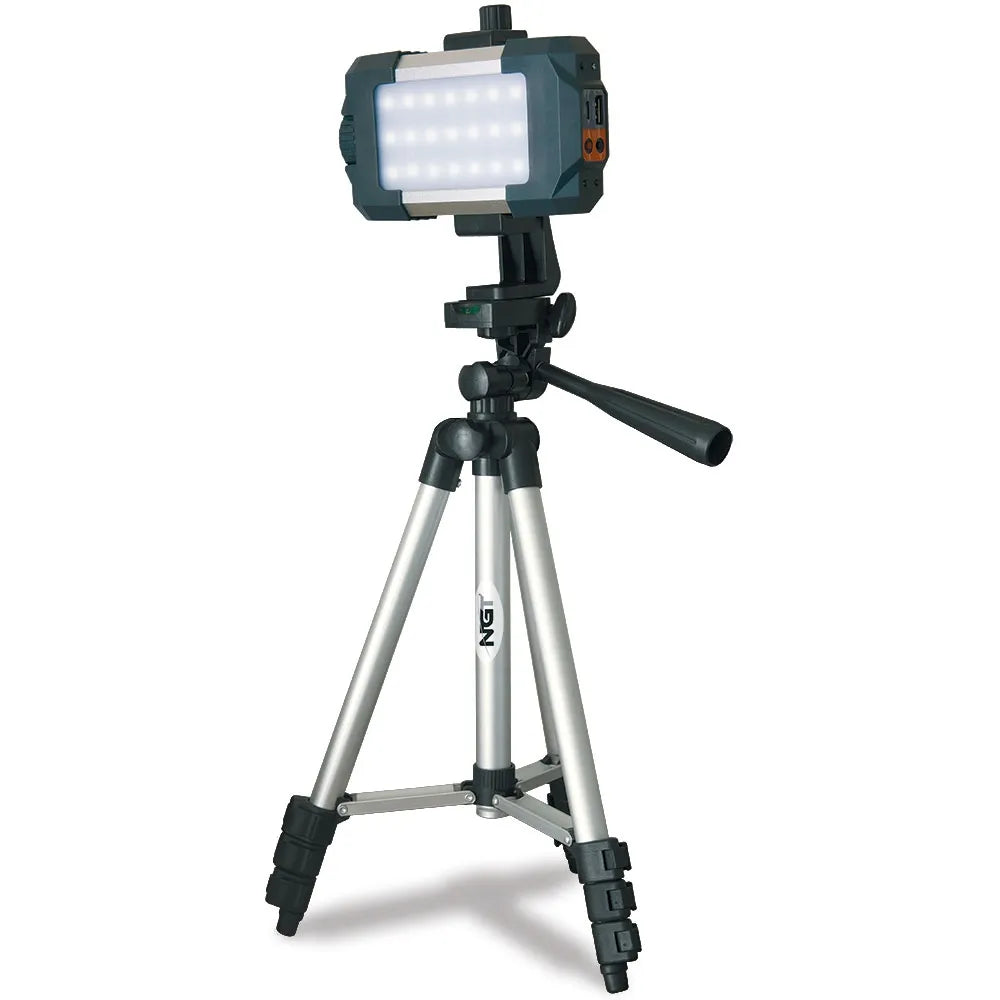 NGT Anglers Selfie Tripod w/ Light & Remote