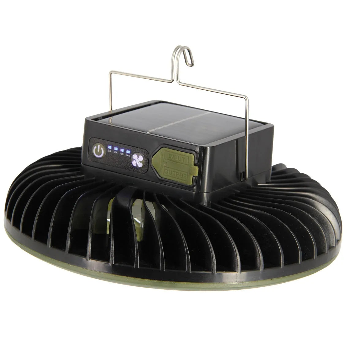 NGT Dynamic Fan + 54 LED Light + USB Powerbank + Solar