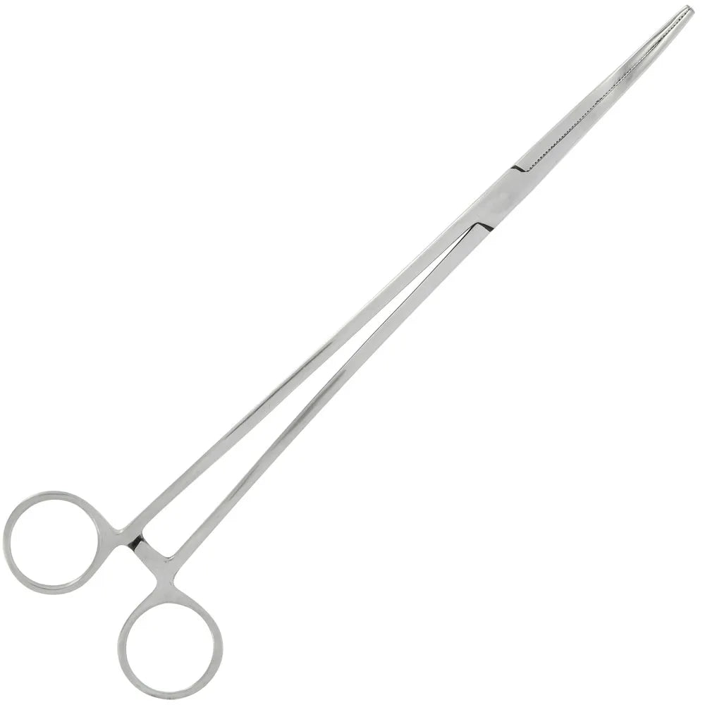 NGT Forceps 10" Stainless Steel Curved