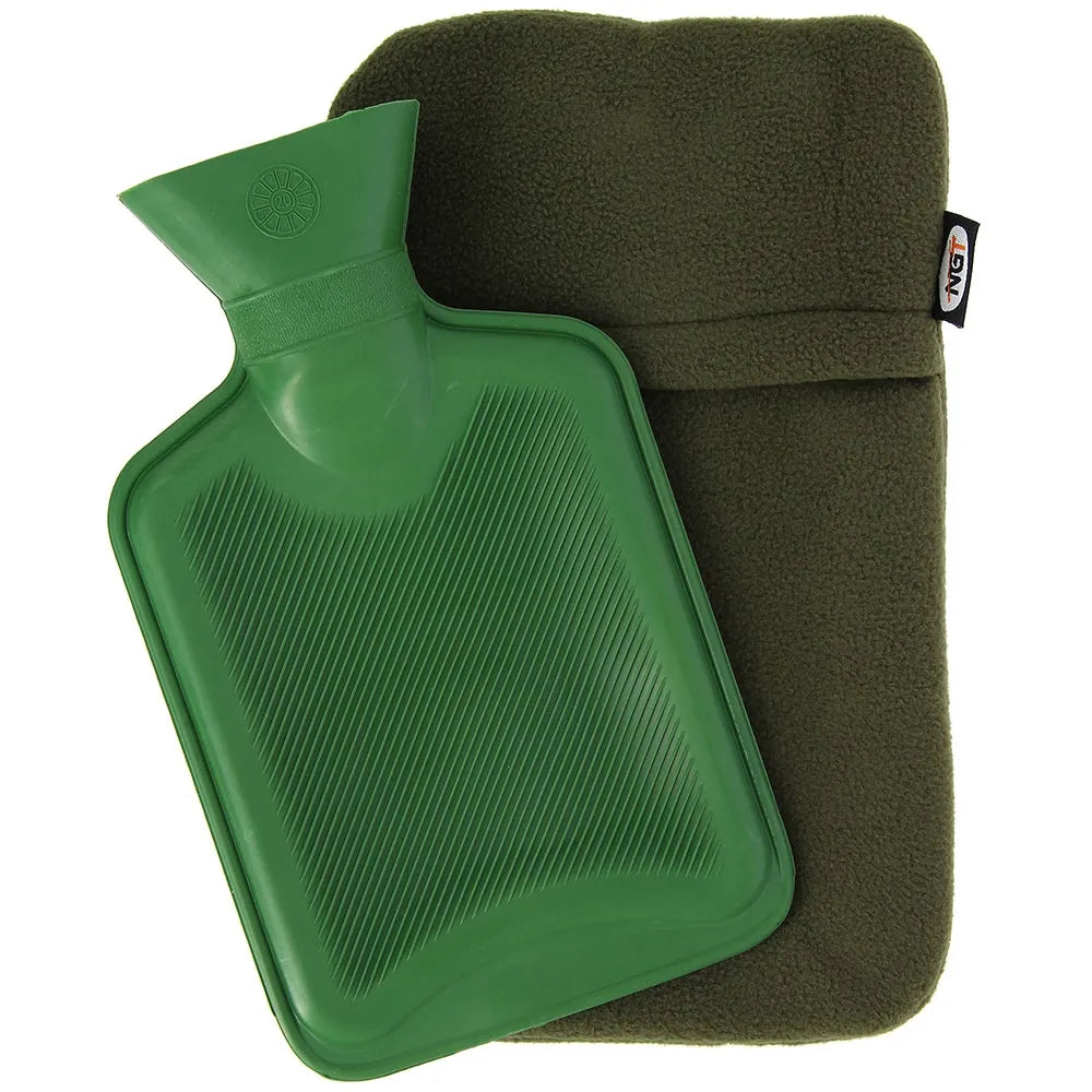 NGT Hot Water Bottle 1L Fleece Lined