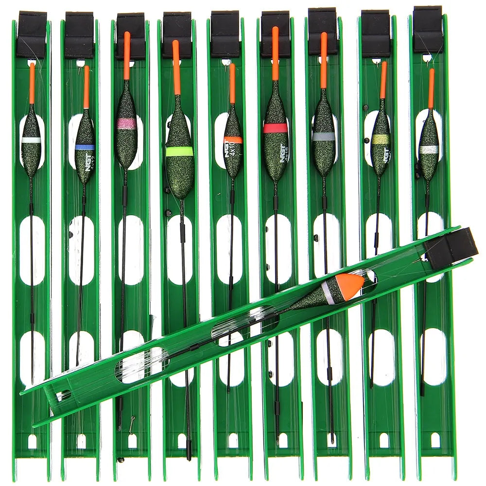 NGT Pole Rigs Match - 10 Pack Assorted Match Specific Pole Rigs