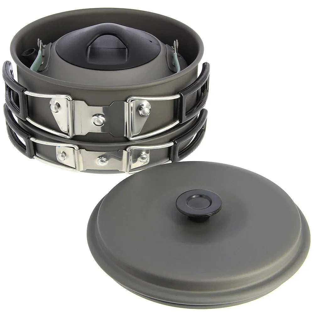 NGT Outdoor Cook Set - 1.1L Kettle / Pot / Pan