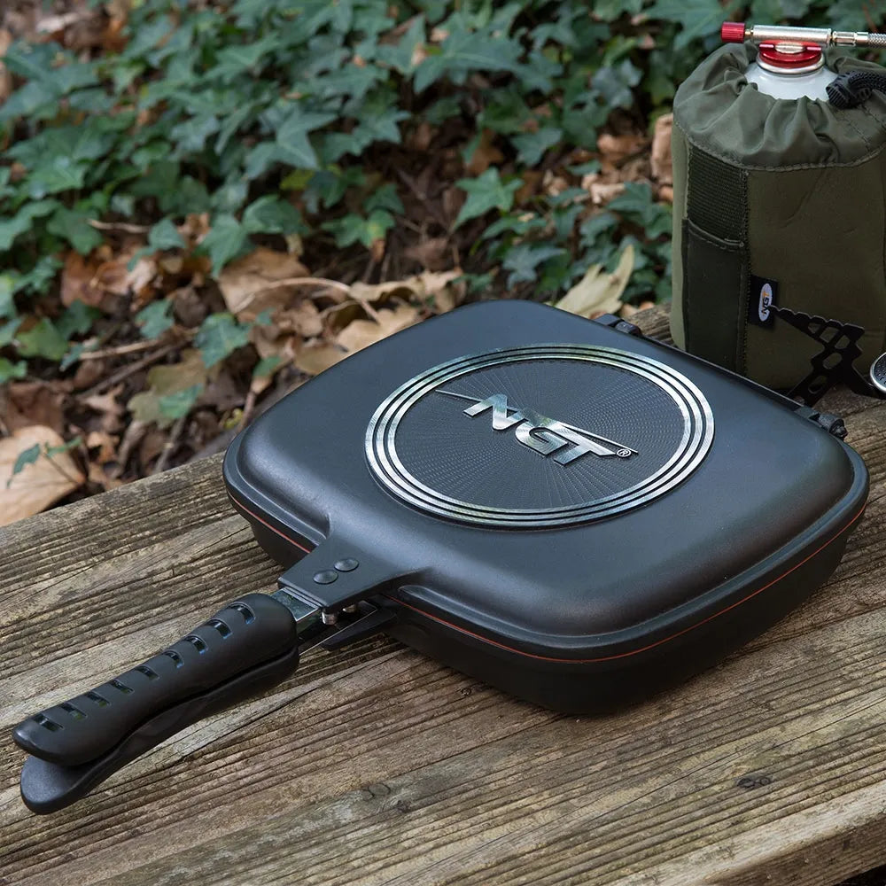 NGT Outdoor Double Grill Non-Stick Pan