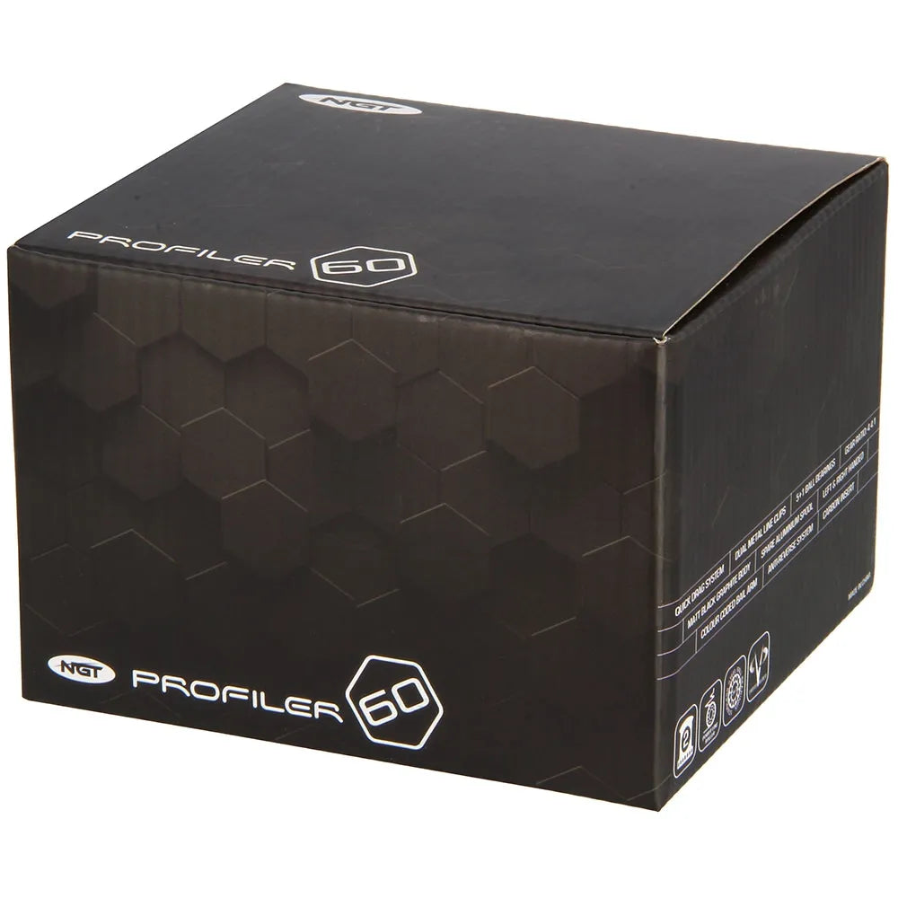 NGT Reel Profiler 60 / 5+1BB / Lightweight Front Drag