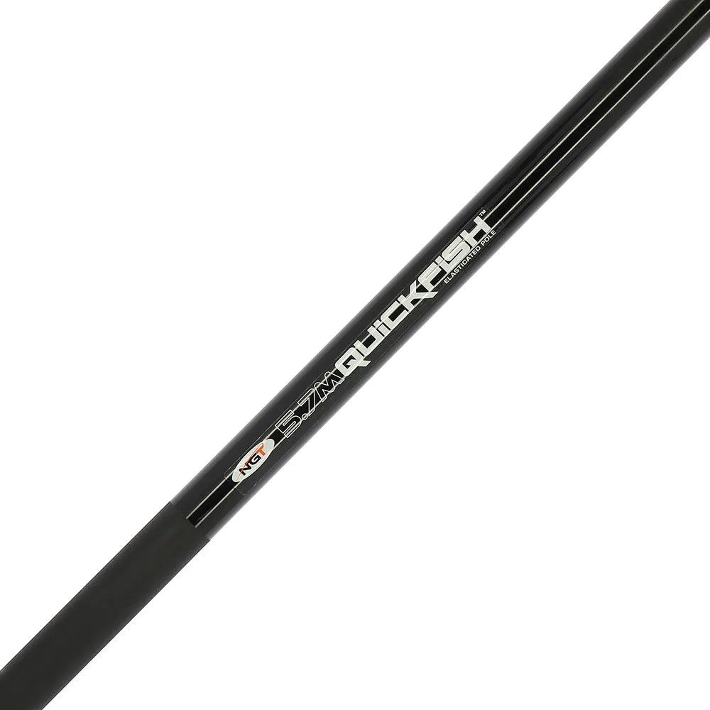 NGT 5.7m Telescopic Elasticated Quickfish Combo Compact Pole w/ Rig & Disgorger