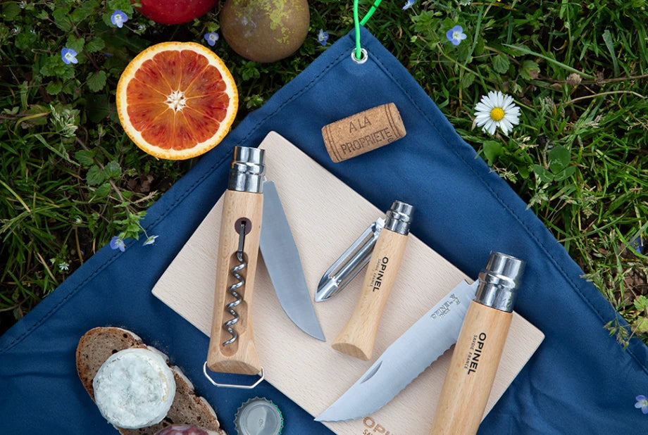 Opinel Stainless Steel Nomad Cooking Kit Folding & Locking Knives