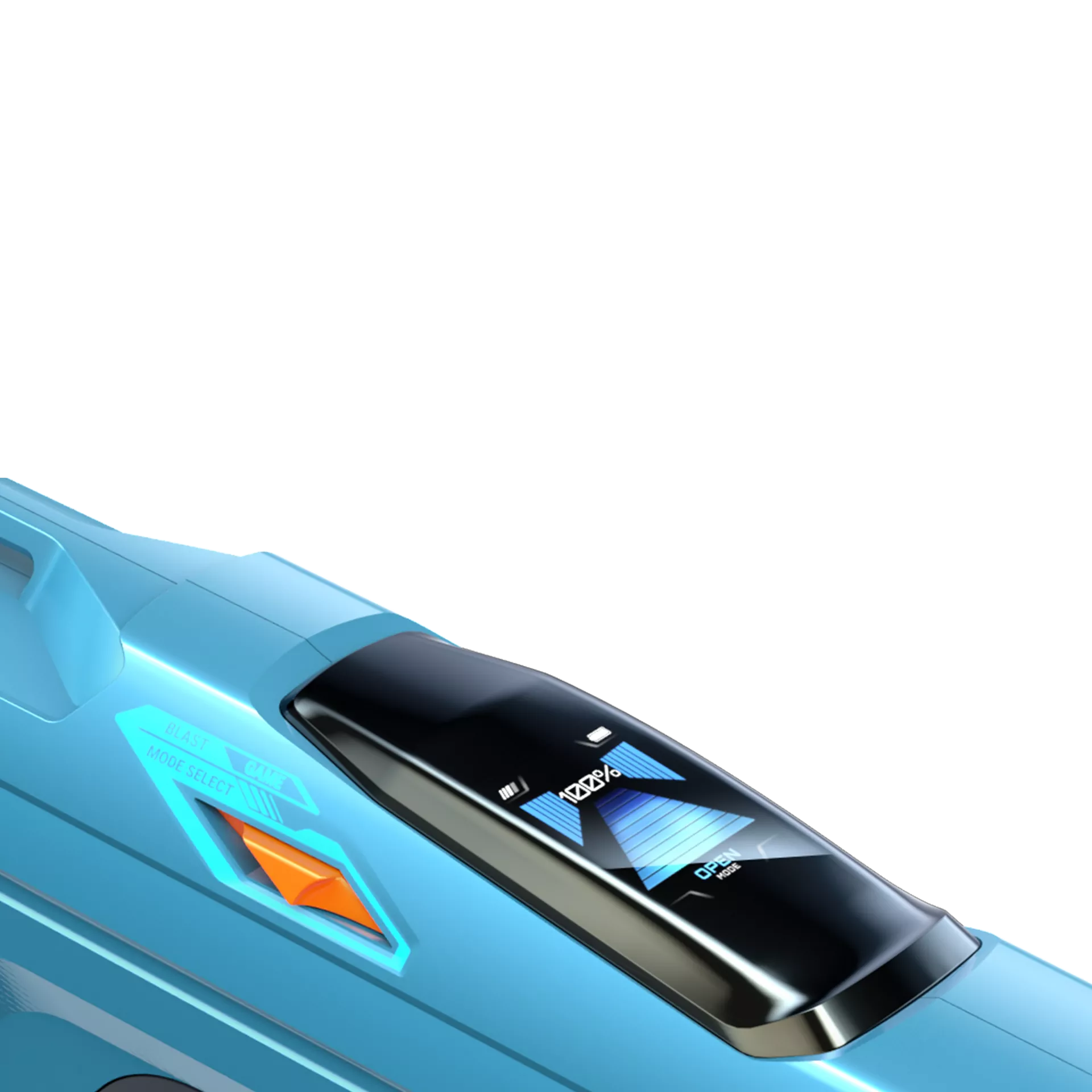 SpyraFour Blue Water Gun LCD Display