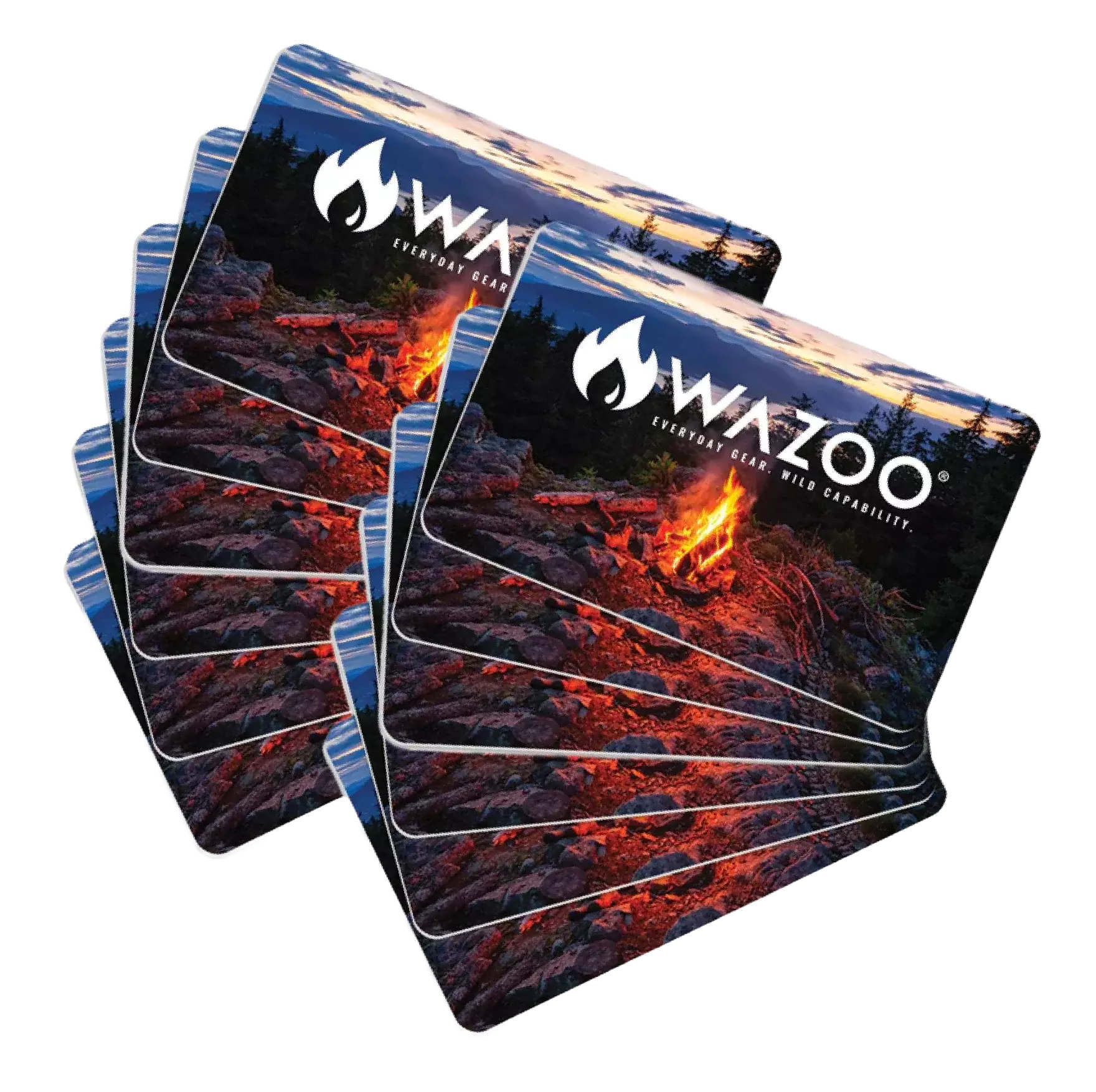 Wazoo FireCard | Ultra-Thin Waterproof Fire Starter for Survival