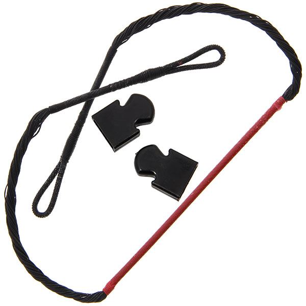 Anglo Arms spare string for Panther & Jaguar crossbows in black/red with end caps