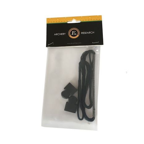 EK Archery spare crossbow string for Jaguar I 150lb & 175lb crossbows in black with end caps, retail pack