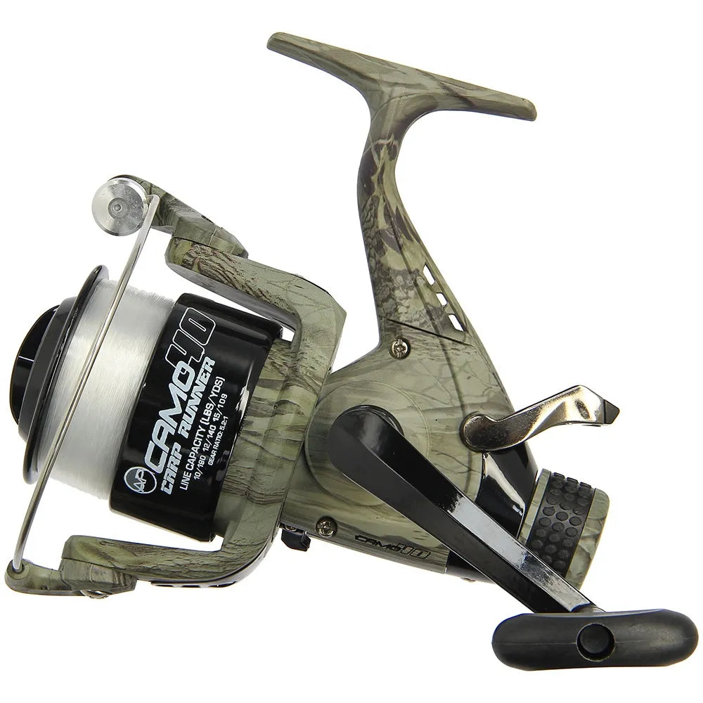 Angling Pursuits Reel Carp Runner Camo 40 / 3BB / 12LB Line