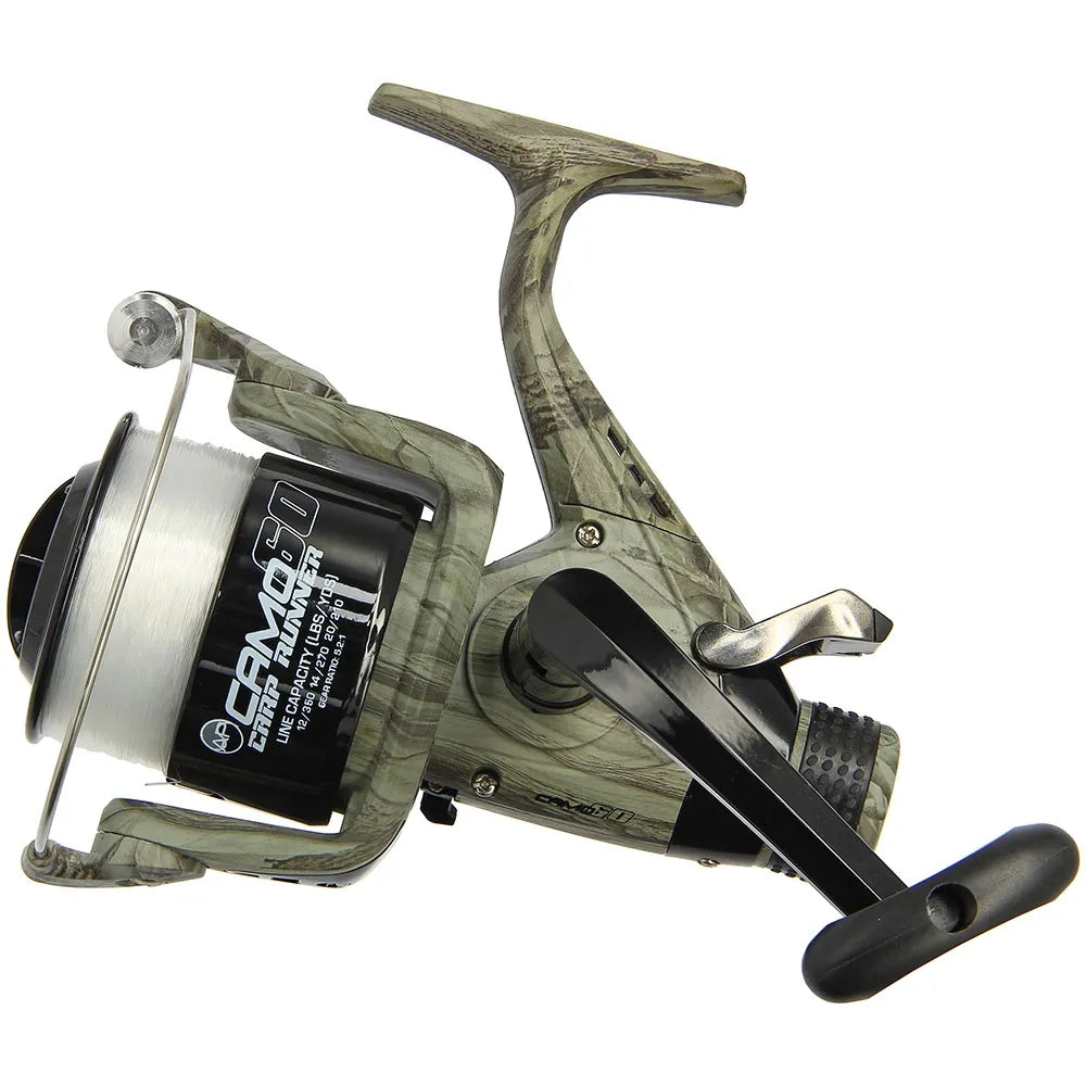 Angling Pursuits Reel Carp Runner Camo 60 / 3BB / 12LB Line