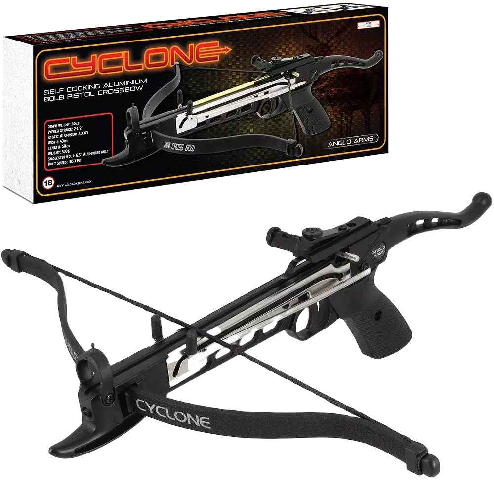 Anglo Arms Cyclone 80lb Self Cocking Aluminium Crossbow