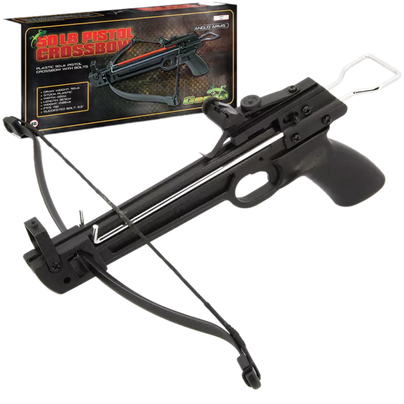 Anglo Arms Gekko 50lb Pistol Crossbow - Compact & Lightweight