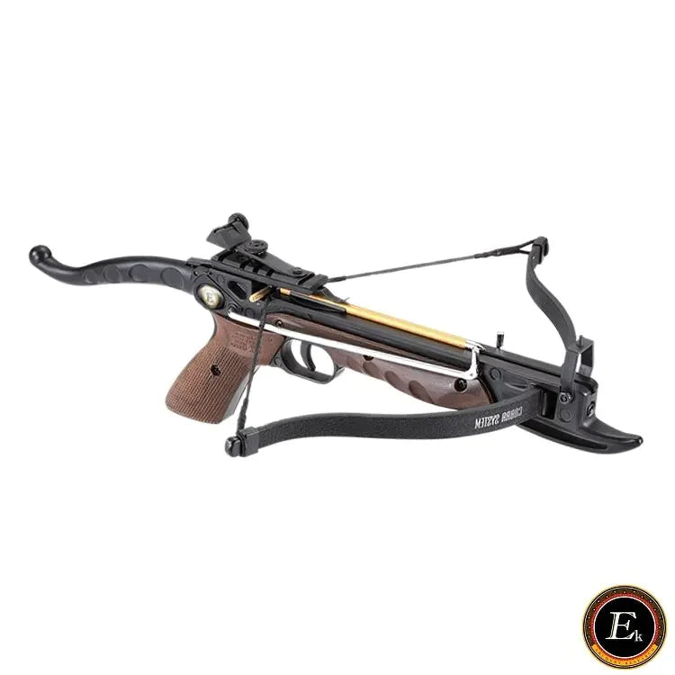 EK Archery Cobra 80lb aluminium crossbow in wood effect brown