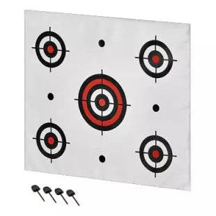 EK Archery Repalcement Target Canvas - Black/Red