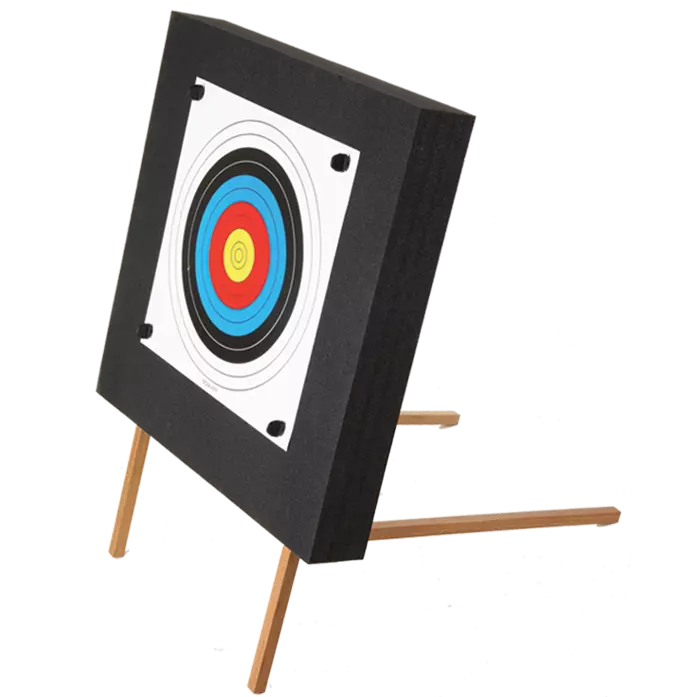 EK Archery Foam Target & Wooden Stand