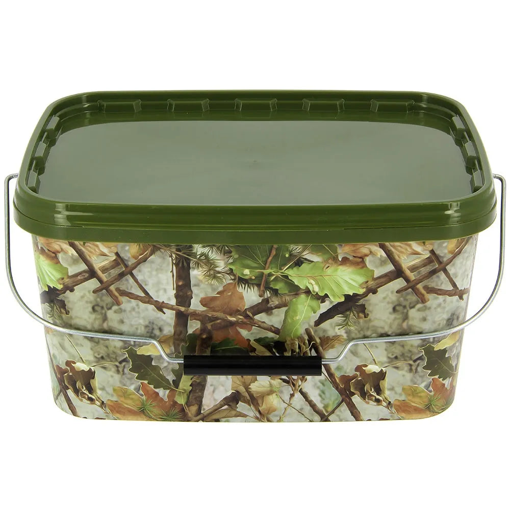 NGT 5 Litre Square Bucket in Camo