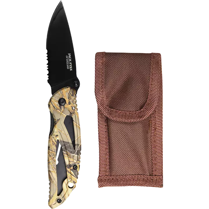 Jack Pyke Camo Folding & Locking Knife