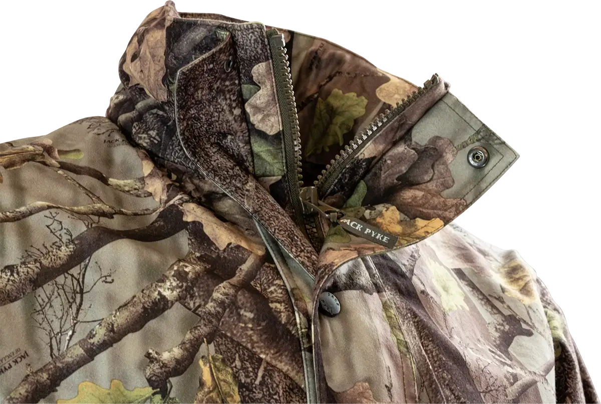 Jack Pyke Hunters Jacket Evo | Waterproof & Windproof Camo Hunting Coat