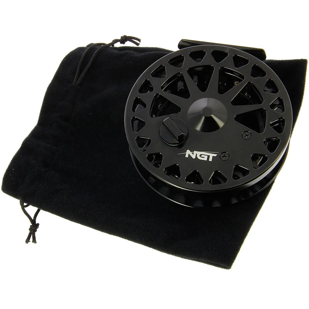 NGT Dynamic Centrepin - 2BB, 4.25 CNC Aluminium Fishing Rod Reel