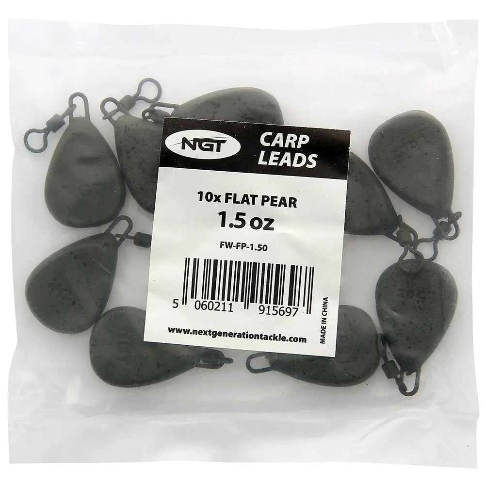 NGT Leads 1.50oz Flat Pear - 10pk