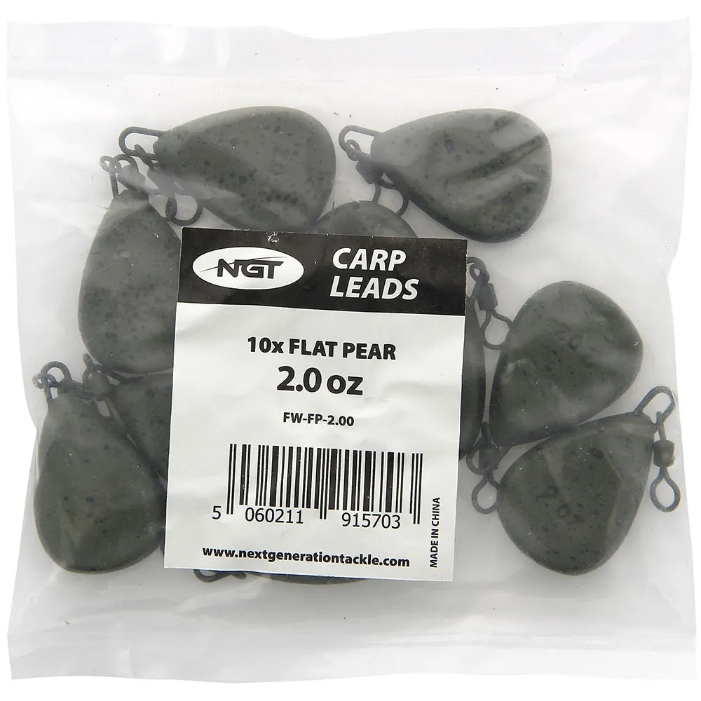 NGT Leads 2.00oz Flat Pear - 10pk