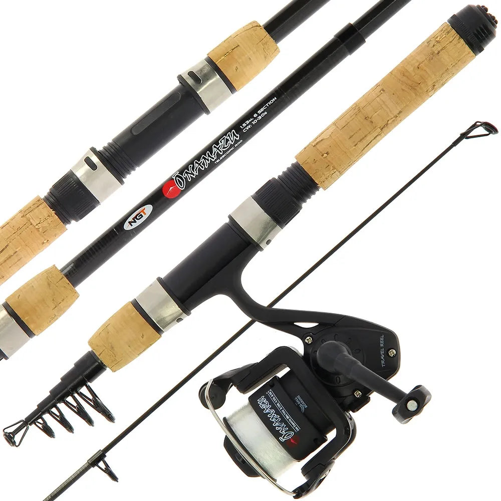 NGT Onamazu® 5ft Telescopic Combo Carbon Fishing Rod