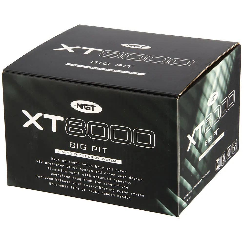 NGT XT 8000 Big Pit Reel 5+1BB Lightweight Quick Drag