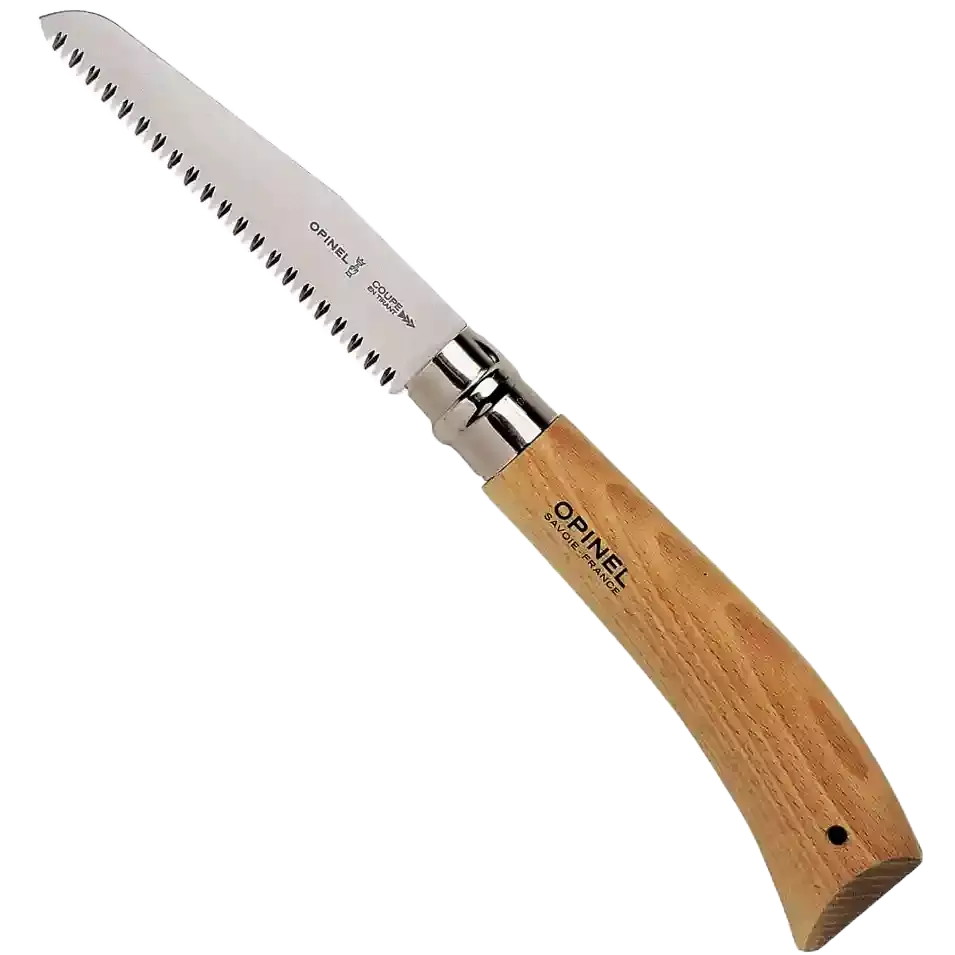 Opinel No.120 Carbon Steel Saw Blade Folding & Locking