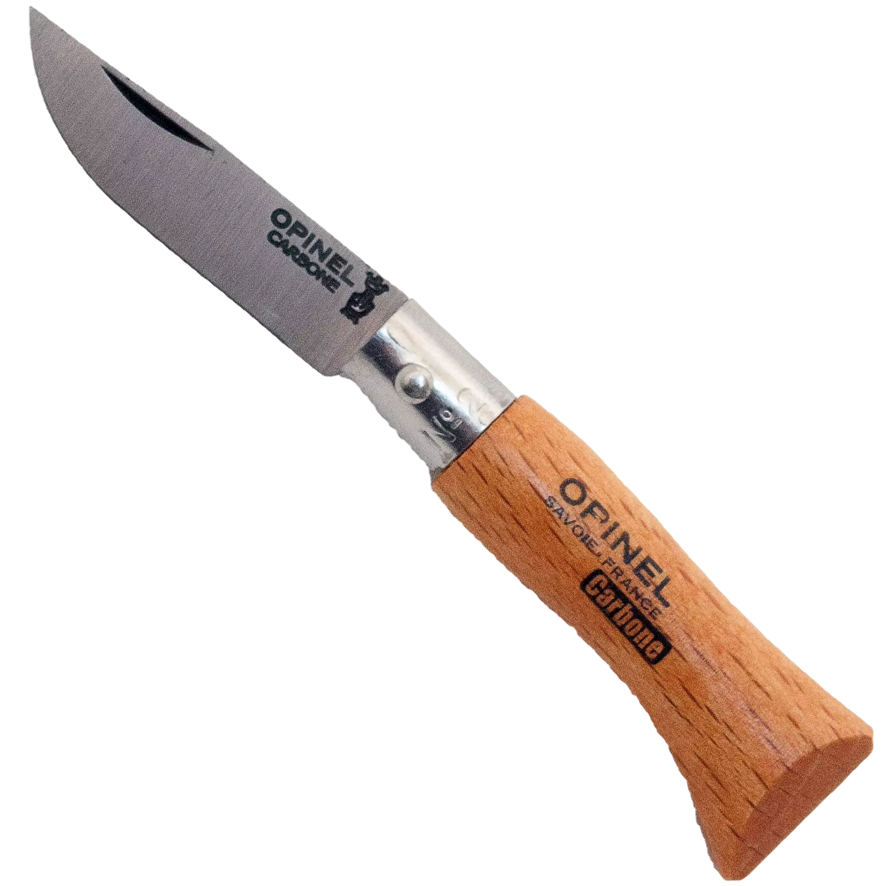 Opinel No.2 Carbon Steen Folding Knife