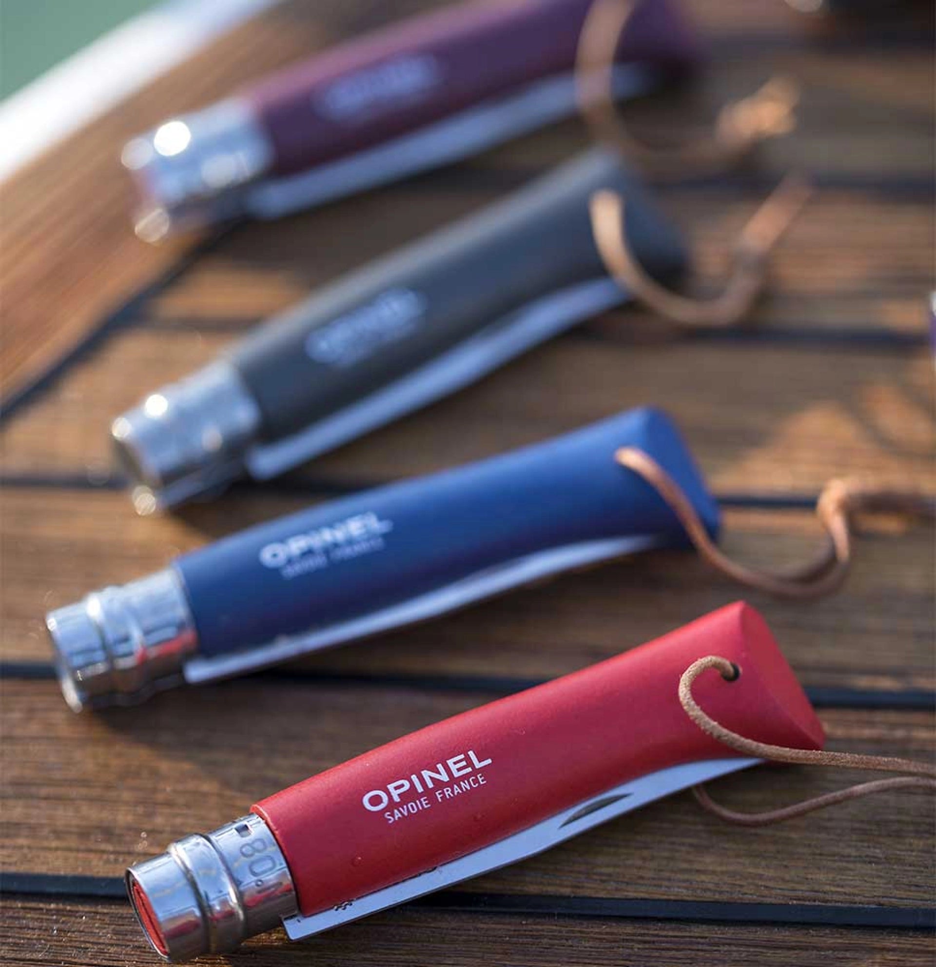 Opinel No.8 Stainless Steel Colorama Folding & Locking Knives