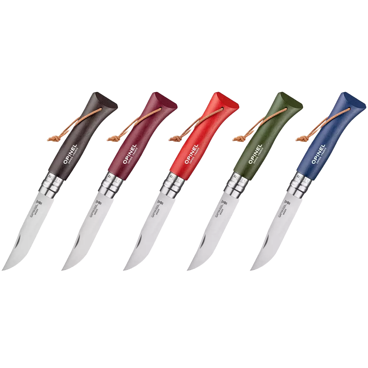 Opinel No.8 Stainless Steel Colorama Folding & Locking Knives