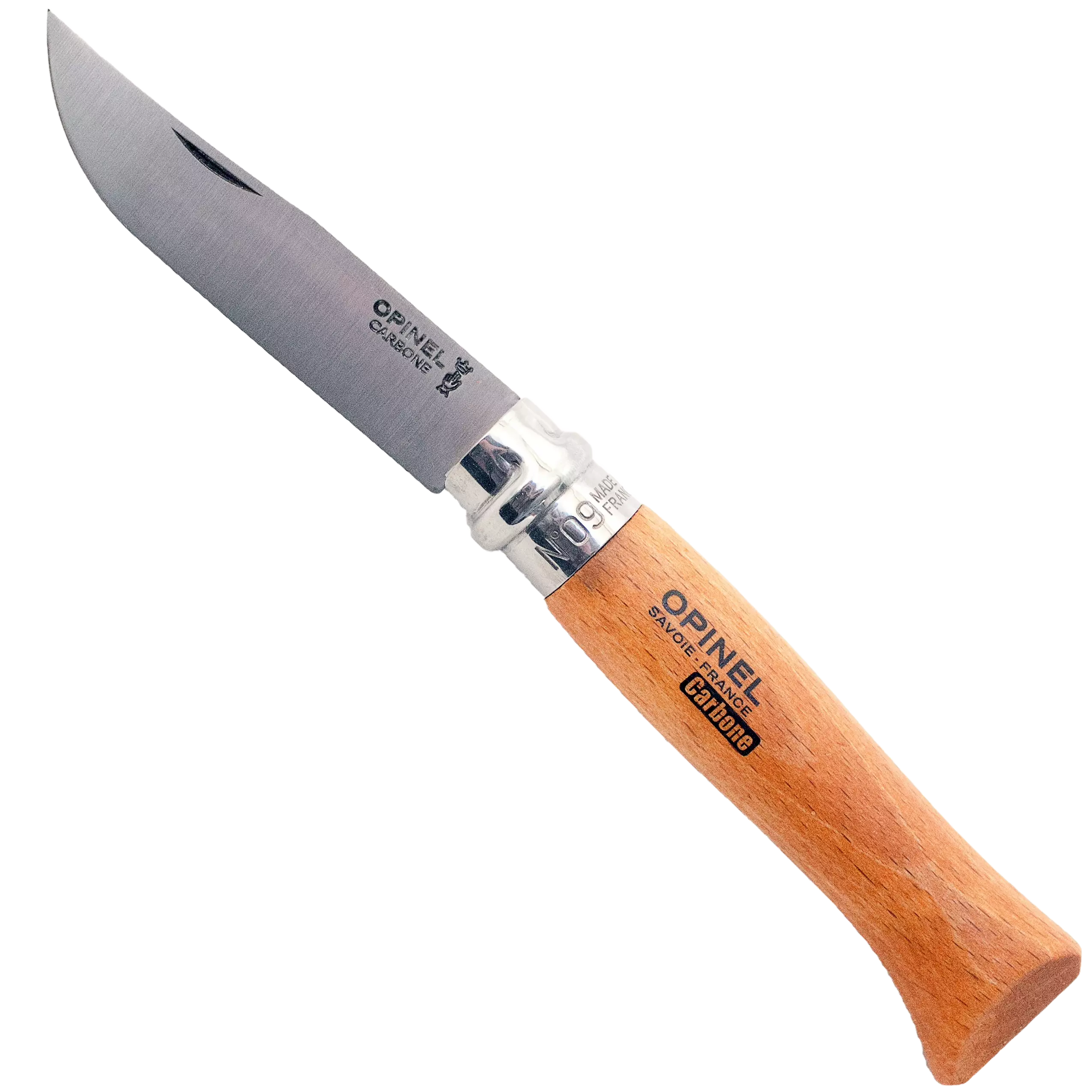 Opinel No.9 Carbon Steel Folding & Locking Knife