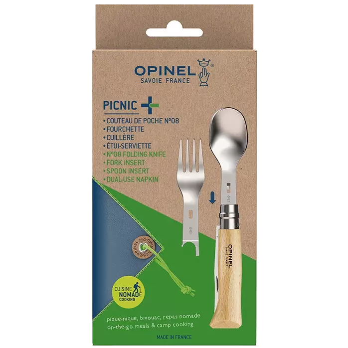 Opinel Stainless Steel Complete Picnic Set Folding & Locking Knives