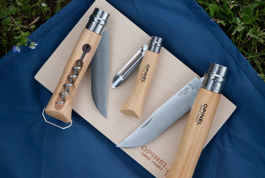 Opinel Stainless Steel Nomad Cooking Kit Folding & Locking Knives