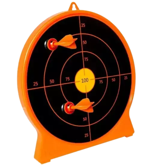 Petron Sureshot Target | Suction Dart Target with Stand & Wall Mount