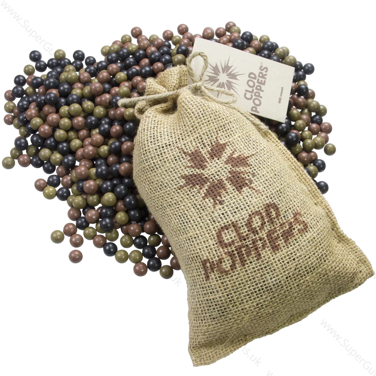 Saunders Clod-Poppers biodegradable clay catapult ammo in bag