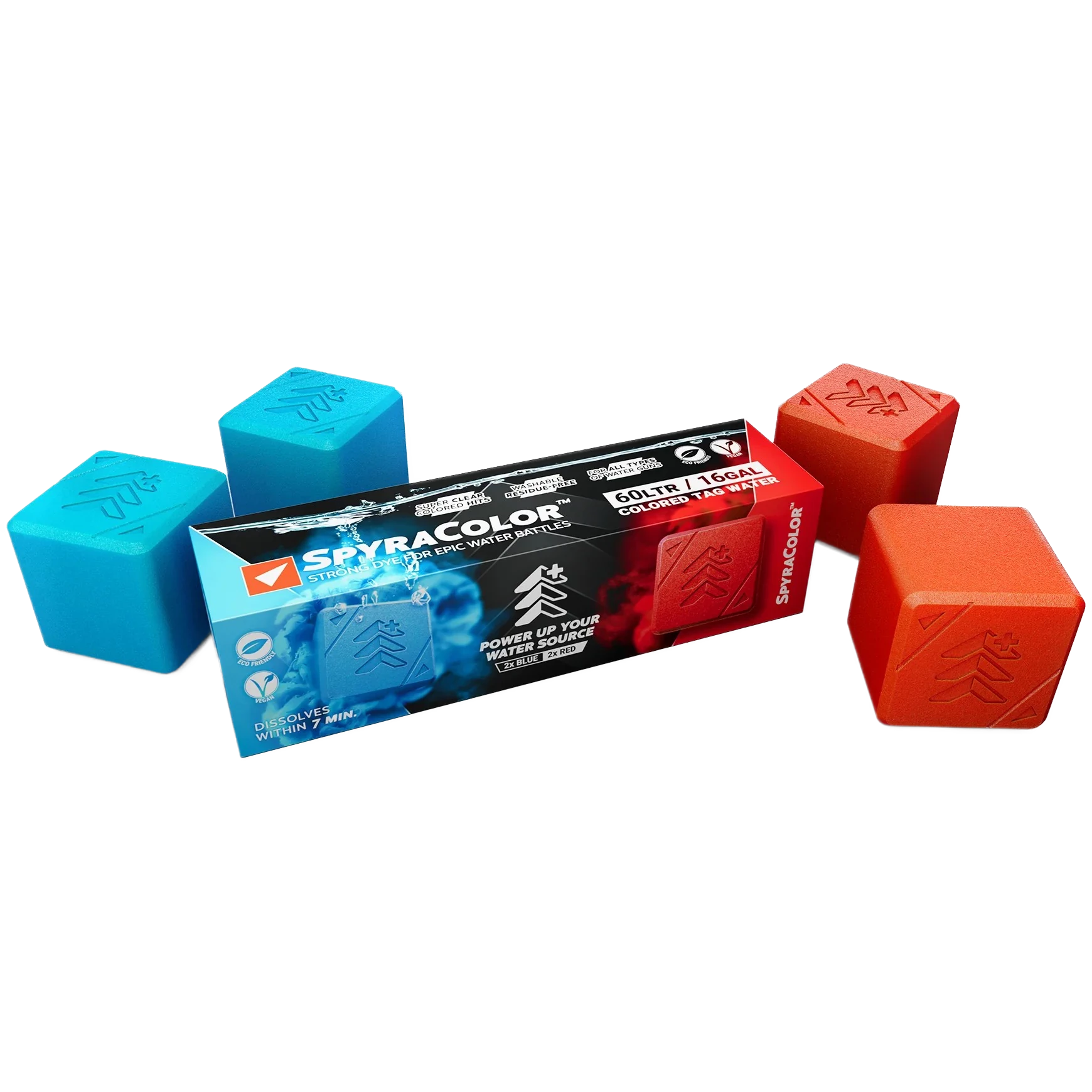 SpyraColor Water Gun Dye Blue & Red