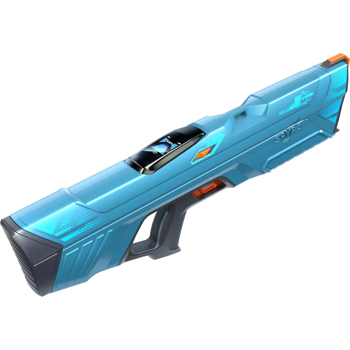 SpyraFour Blue Water Gun Right Angle View
