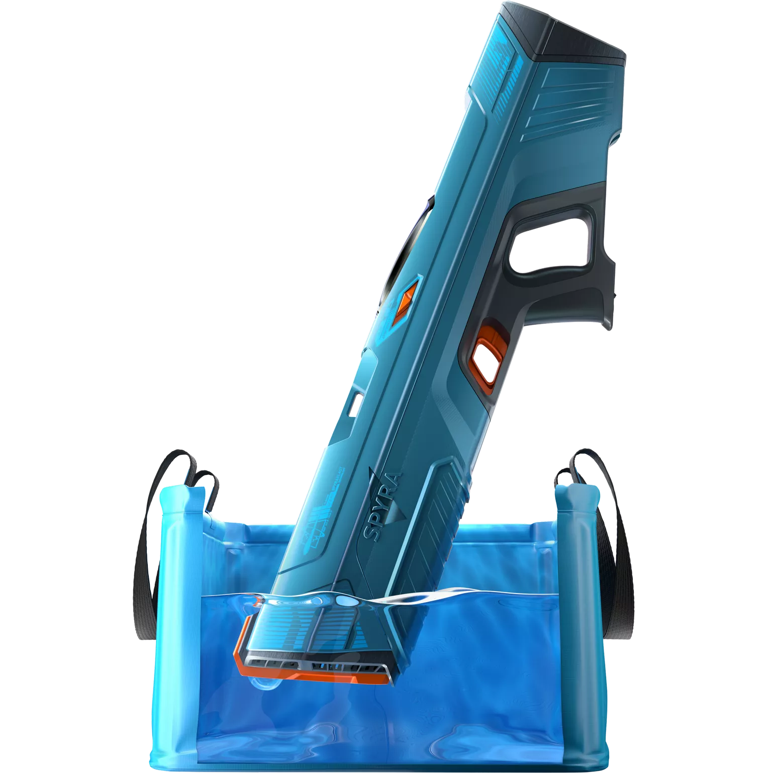 SpyraFour Blue Electric Water Gun Reloading
