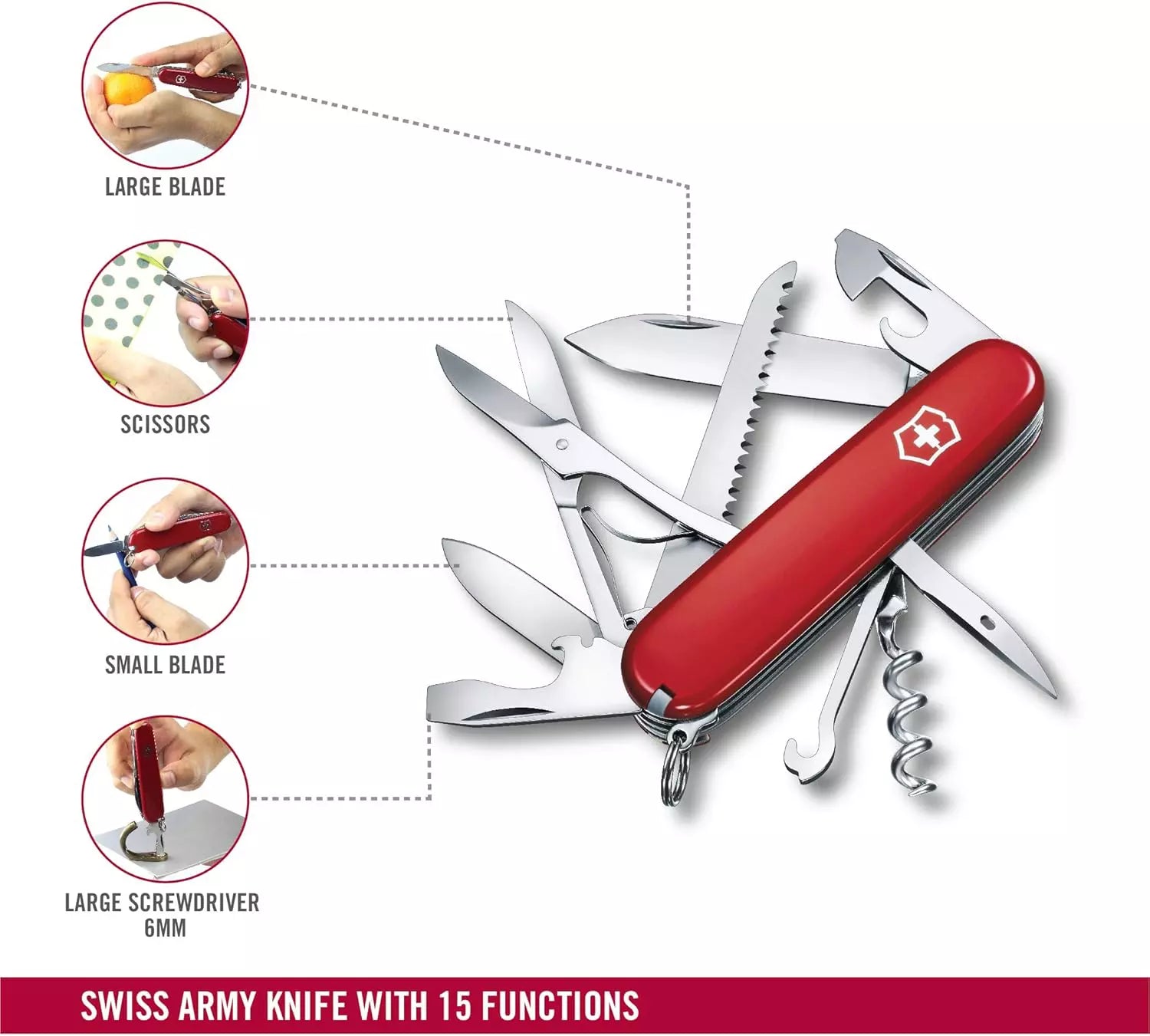 Victorinox Huntsman | Swiss Army Knife 15-in-1