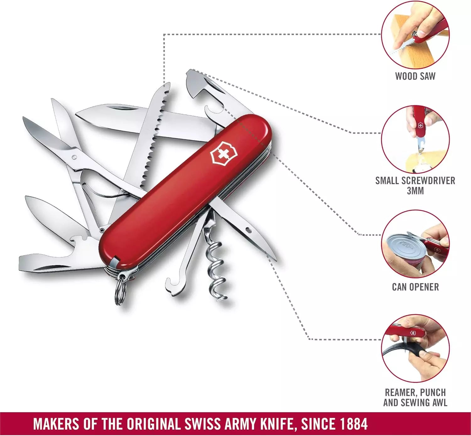 Victorinox Huntsman | Swiss Army Knife 15-in-1