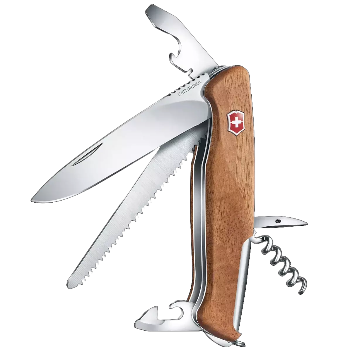 Victorinox Ranger 55 Wood | Swiss Army Knife 10-in-1