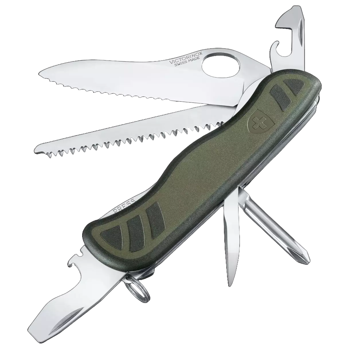 Victorinox Soldier's Knife 08 | Swiss Army Knife 10-in-1